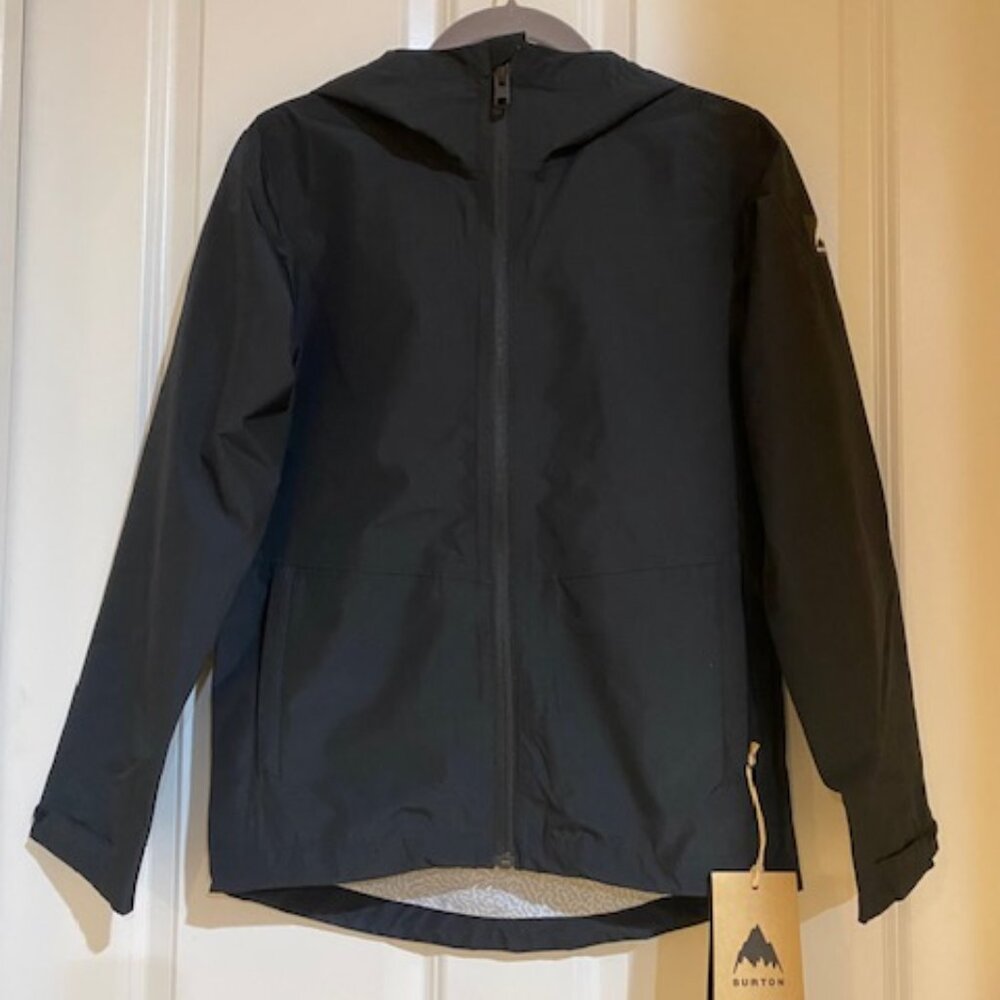 Kids Burton Veridry 2.5L Waterproof Hooded Jacket  True Black  Size M